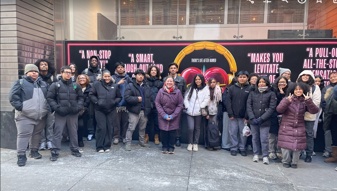 Students went to &Juliet on Broadway during JTerm