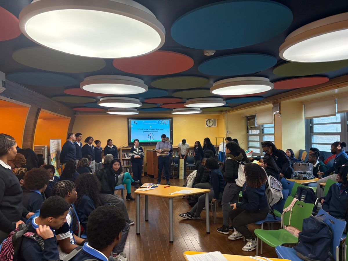 11th Grade students participating in the first ever Professional Olympics